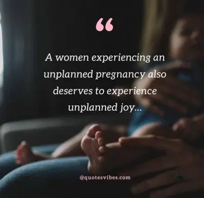 Unexpected Pregnancy Quotes Expecting Moms