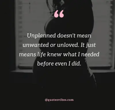 Unplanned Pregnancy Quotes Images