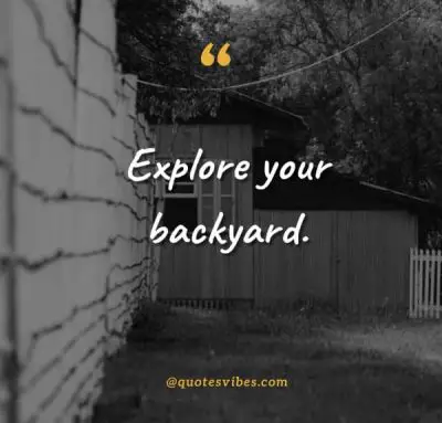 Backyard Captions For Instagram