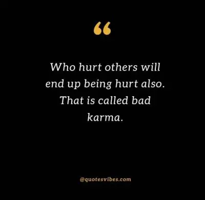 Bad Karma Quotes Images