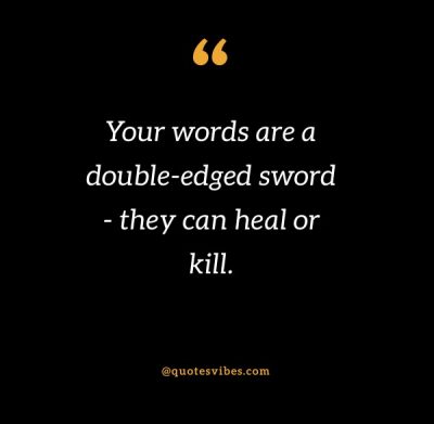 Double Edged Sword Quotes Images