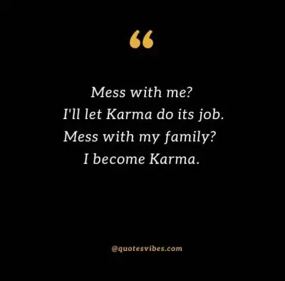 Karma Family Quotes