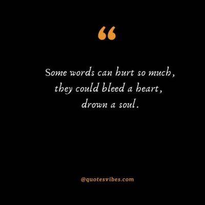 Words Hurt Quotes Images
